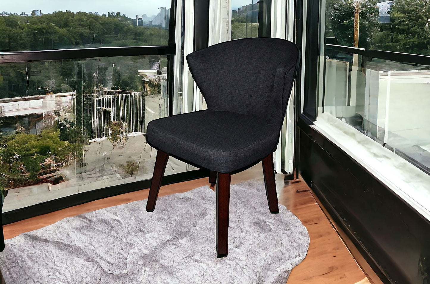 charcoal espresso cotton solid wood, cotton solid wood dining chair, espresso cotton solid wood dining, charcoal espresso cotton, charcoal espresso cotton solid