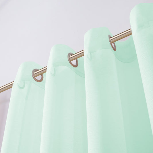 OCEAN 84"AQUA CURTAIN WINDOW PANELS