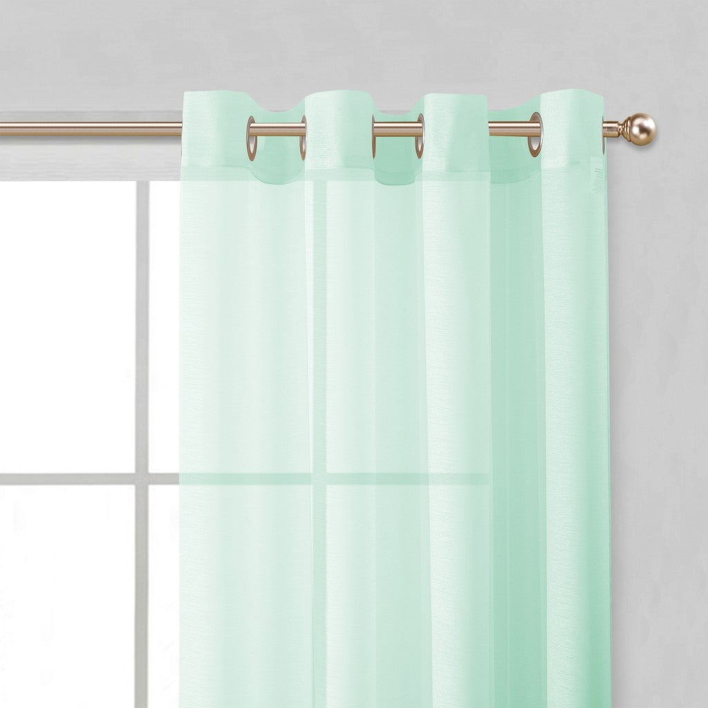 OCEAN 84"AQUA CURTAIN WINDOW PANELS