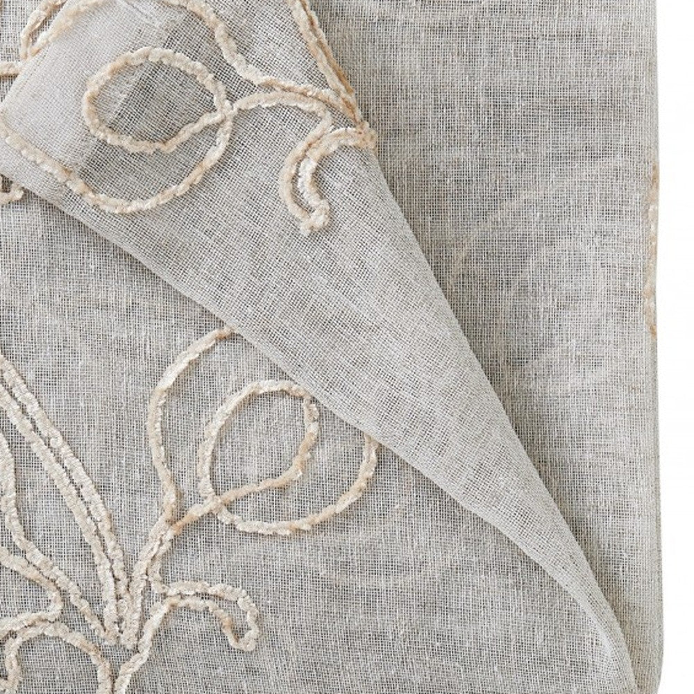 PIER 96" BEIGE BOHO CURTAIN WINDOW PANELS - Varnish & Vibe