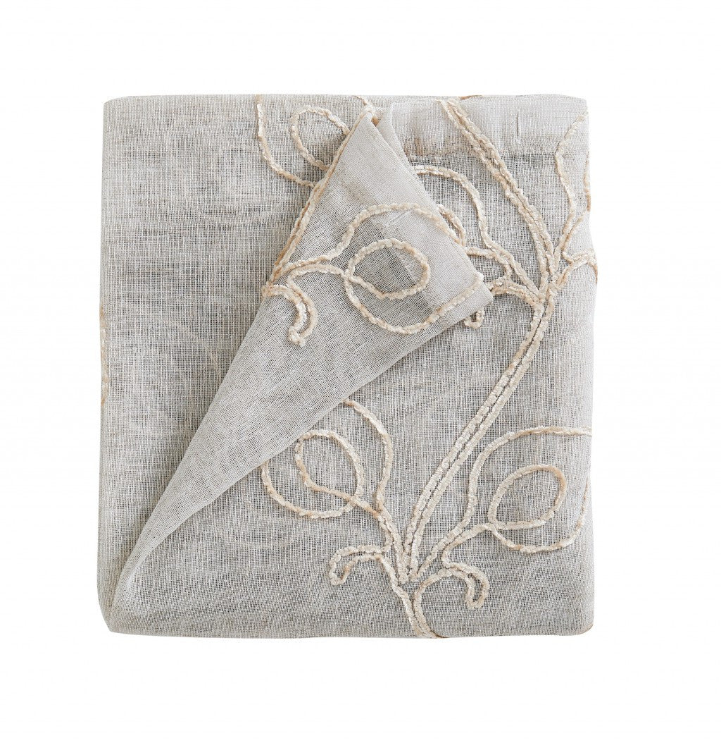 96 window panel pair linen, embroided grommet 76 96 window, window panel pair linen, grommet 76 96 window panel, panel pair linen