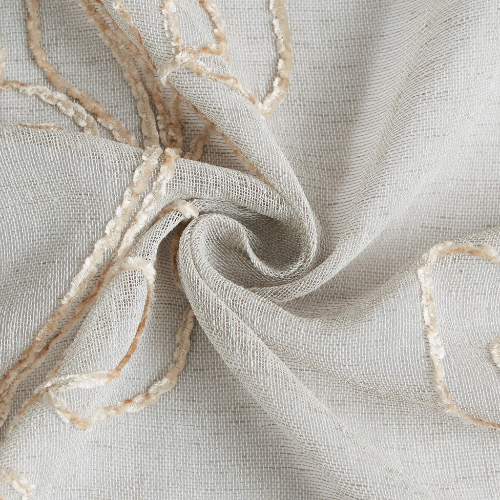 PIER 96" BEIGE BOHO CURTAIN WINDOW PANELS - Varnish & Vibe