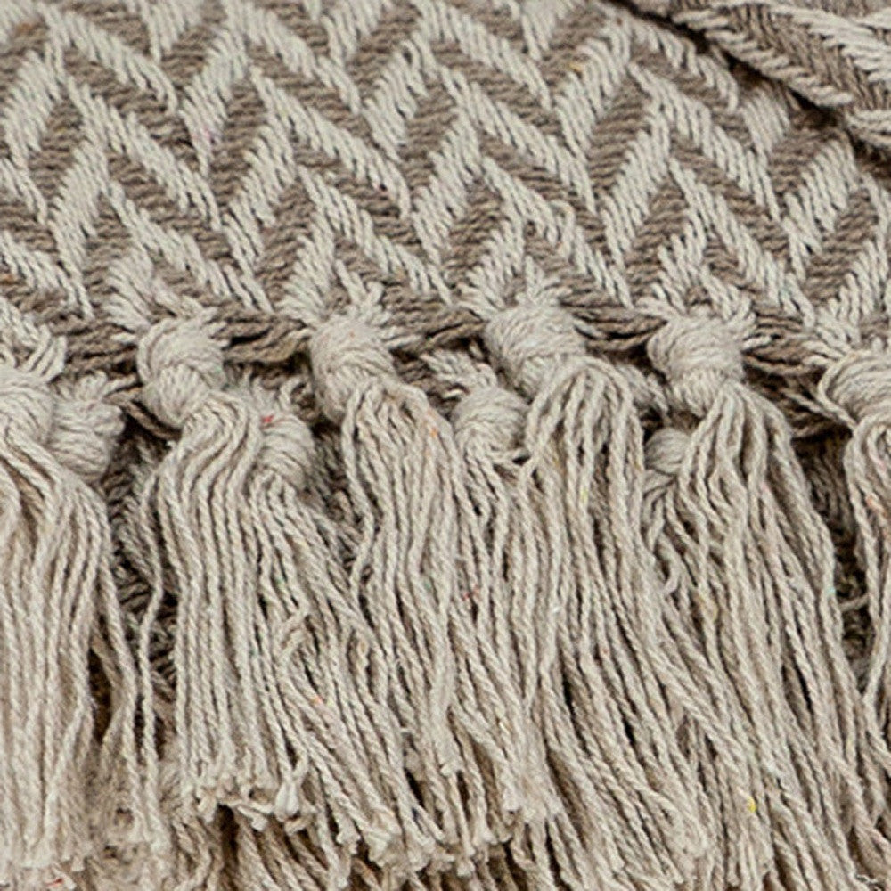 LAKEVIEW HERRINGBONE THROW BLANKET - Varnish & Vibe