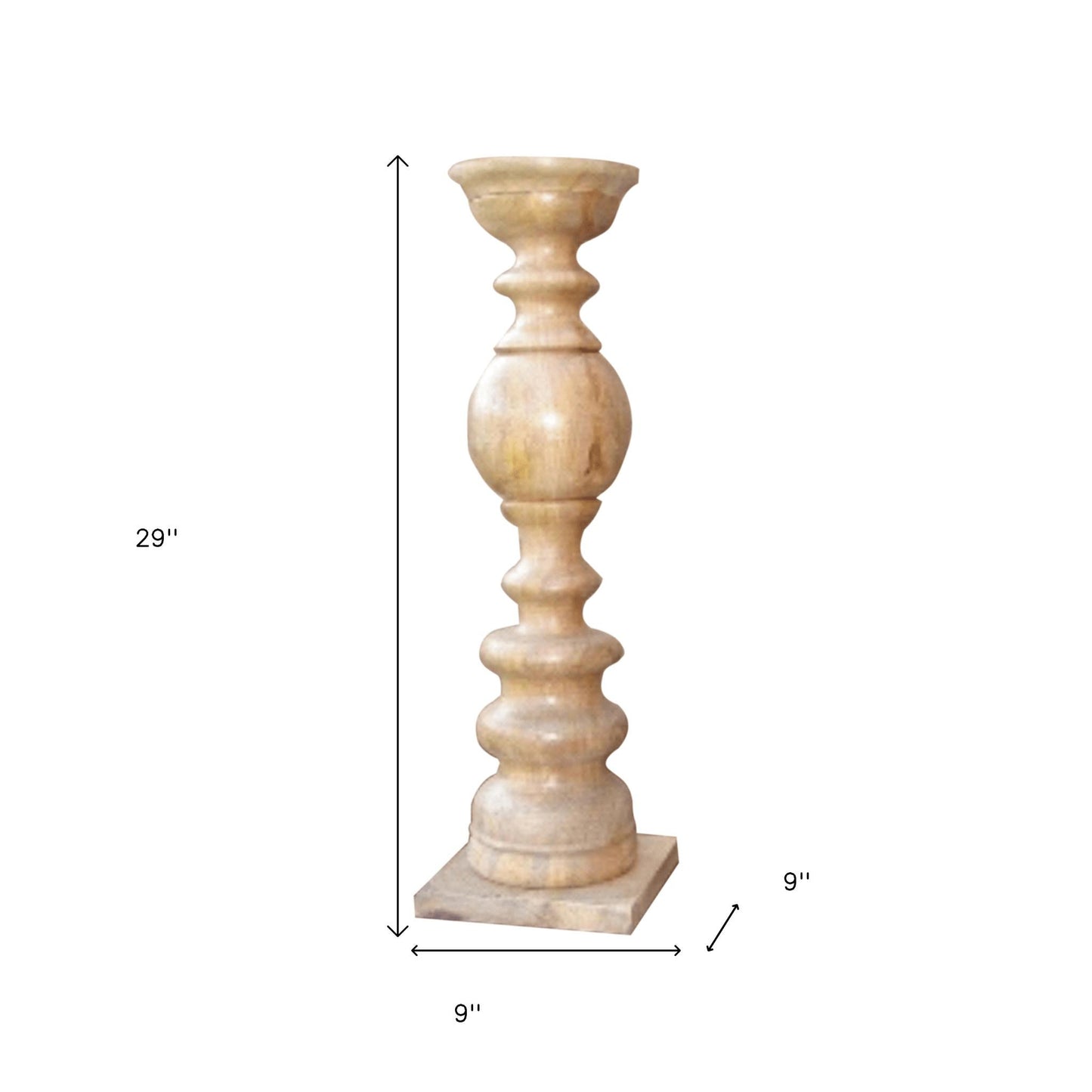 pillar floor candlestick