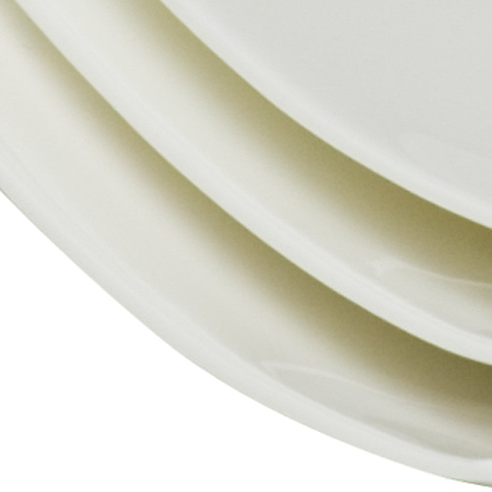WHITE SQUARE PLATE SET OF SIX - Varnish & Vibe