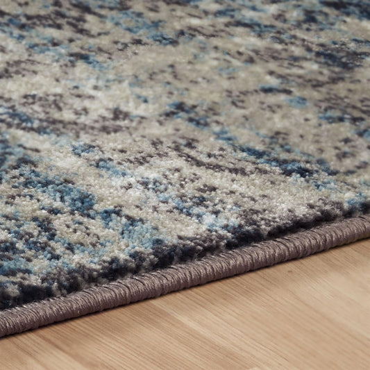 OCEAN 4' x 6' TAUPE ABSTRACT AREA RUG