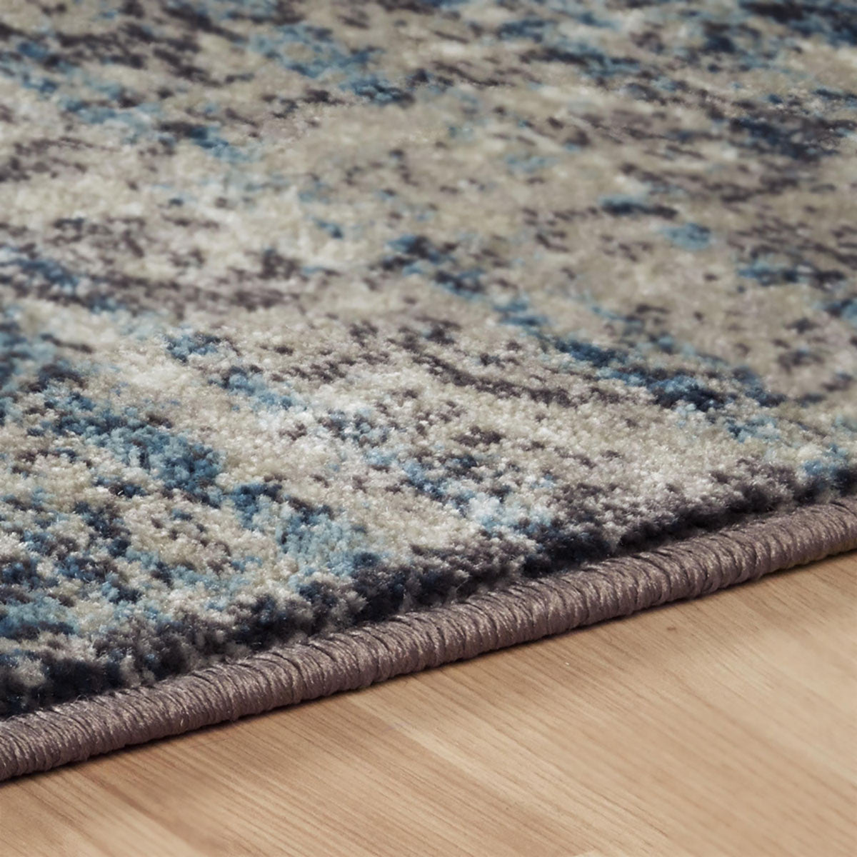 OCEAN 9' x 12' TAUPE ABSTRACT AREA RUG - Varnish & Vibe
