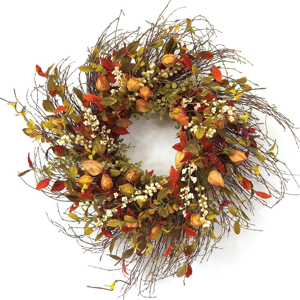 Fall, Harvest, Wreath, Twig
