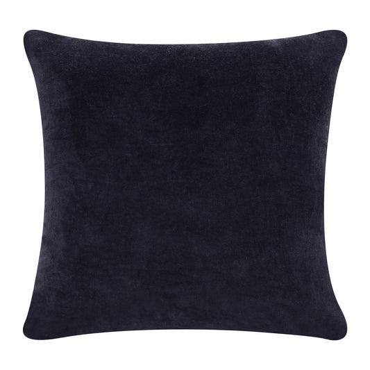 Black pillow on a white background