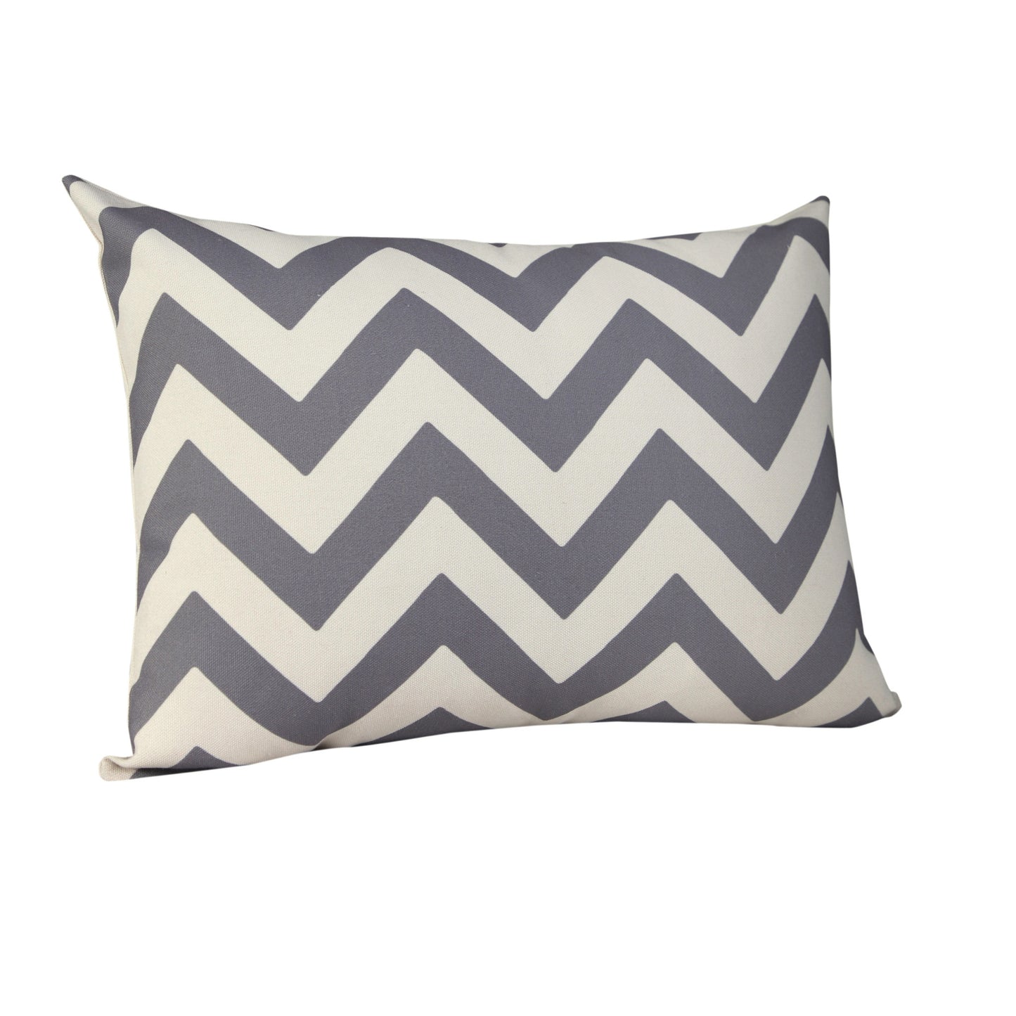 LAKEVIEW 14" x 20" GRAY CHEVRON OUTDOOR THROW PILLOW