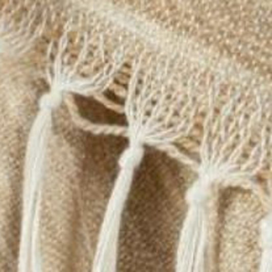 LAKEVIEW BEIGE WOVEN PET OUTDOOR THROW BLANKET