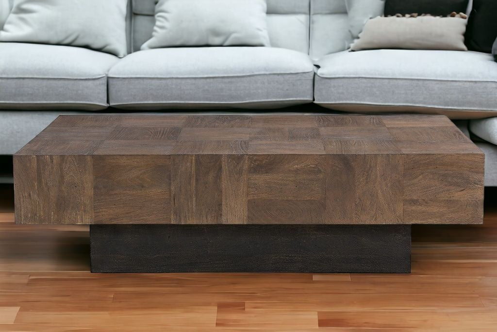 ARDMORE 59" SOLID WOOD COFFEE TABLE - Varnish & Vibe