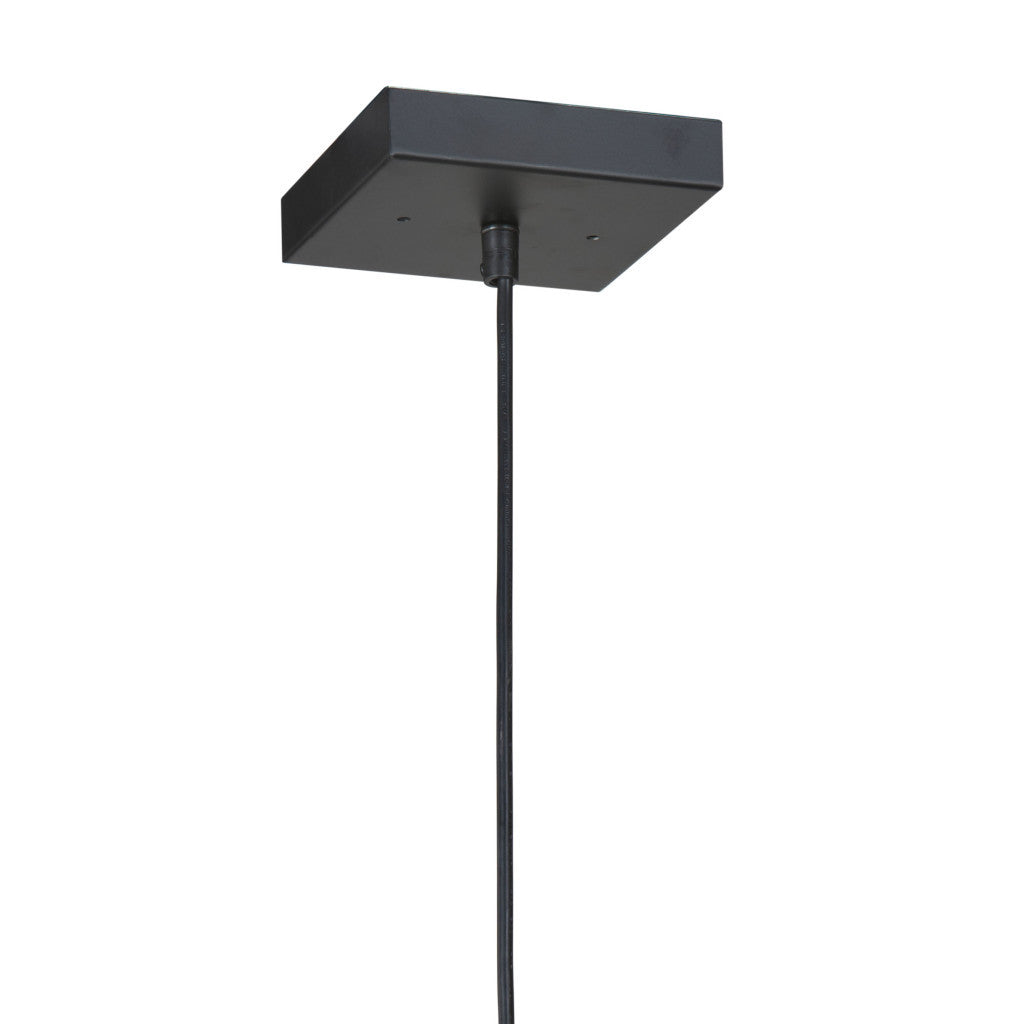 MANHATTAN GOLD AND BLACK METAL CEILING LIGHT