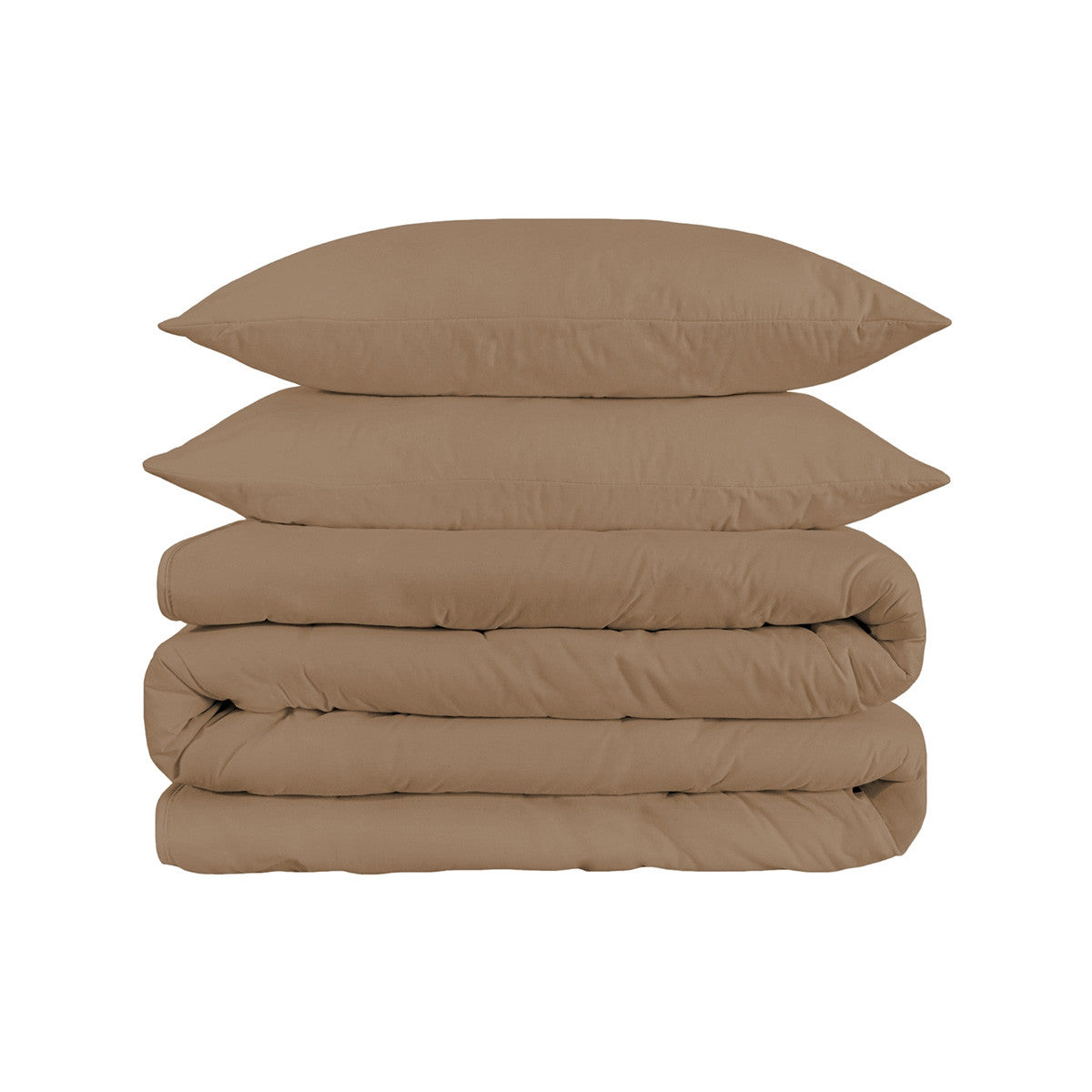 OCEAN 1500 TC TAUPE QUEEN DUVET COVER SET