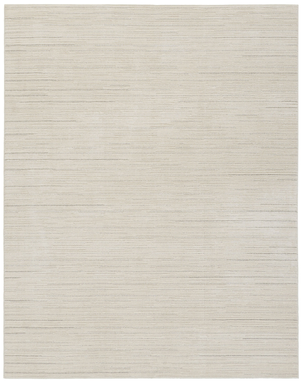 8' X 10' GRAY AND IVORY ABSTRACT AREA RUG - Varnish & Vibe