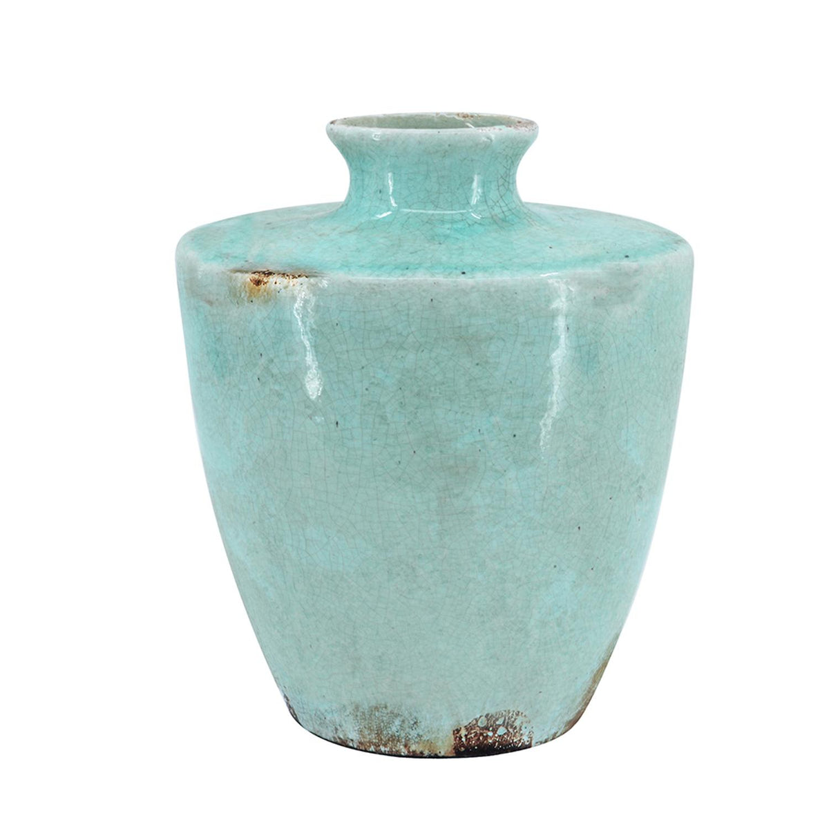 REDONDO AQUA TERRACOTTA VASE - Varnish & Vibe