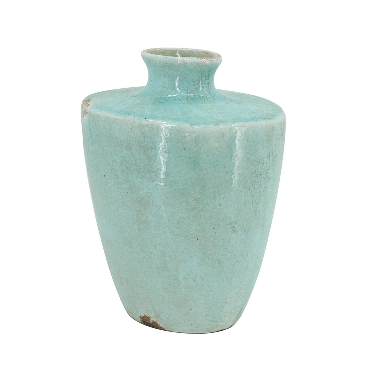 REDONDO AQUA TERRACOTTA VASE - Varnish & Vibe