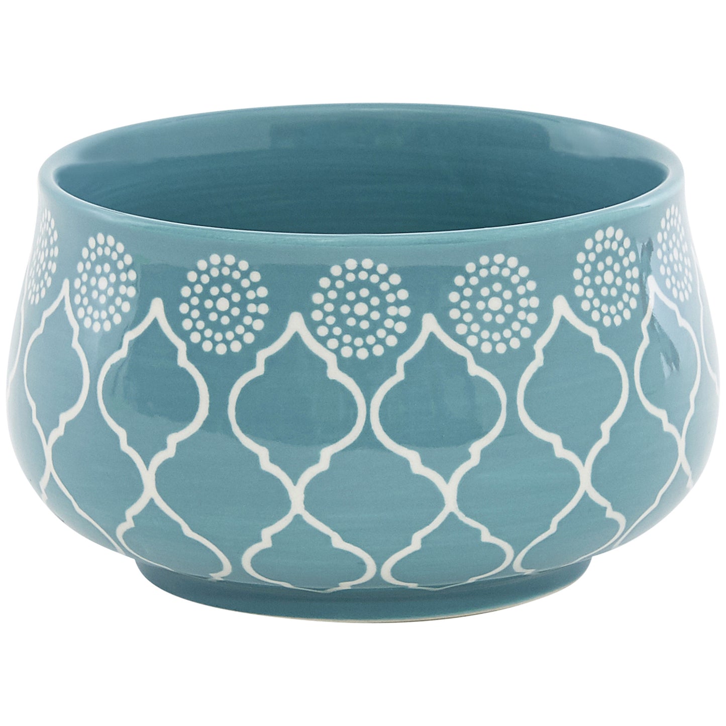 OCEAN TURQUOISE CERAMIC DINNERWARE 16-PIECE SET FOR FOUR