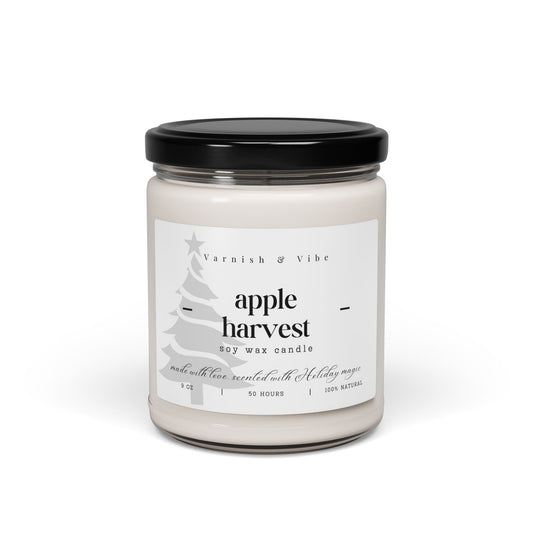 Christmas Vegan Natural Soy Candle, 9oz