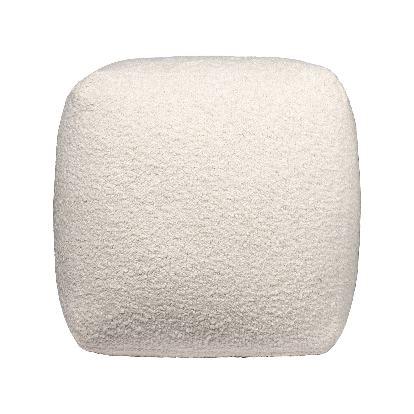 LAKEVIEW 18" IVORY OUTDOOR POUF OTTOMAN