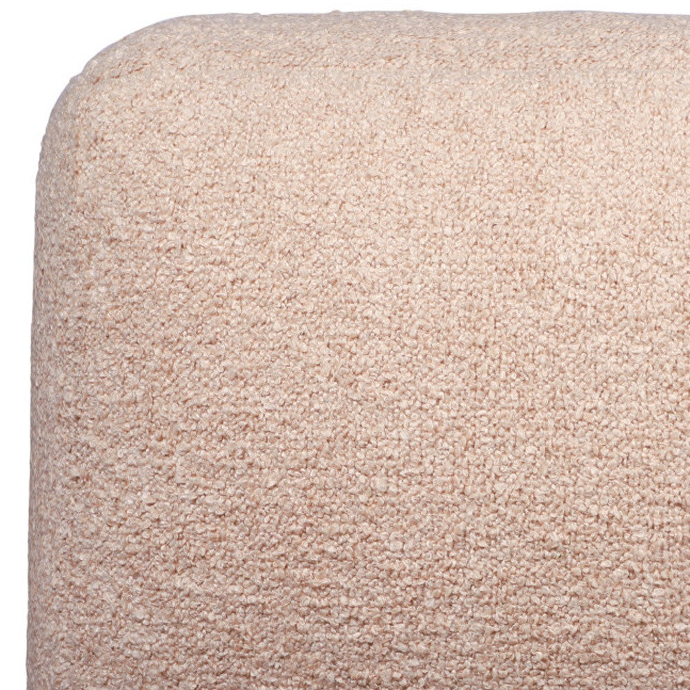 LAKEVIEW 18" TAUPE OUTDOOR POUF OTTOMAN - Varnish & Vibe