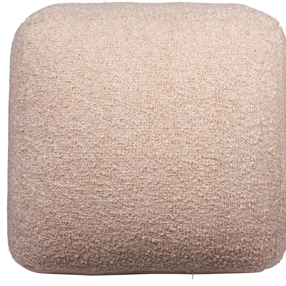 LAKEVIEW 18" TAUPE OUTDOOR POUF OTTOMAN - Varnish & Vibe