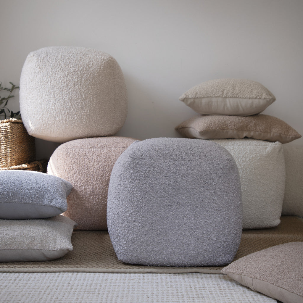 cube indoor outdoor pouf ottoman, indoor outdoor pouf ottoman, outdoor pouf ottoman, 18" gray cube indoor outdoor, gray cube indoor outdoor pouf