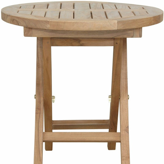 LAKEVIEW 20" SOLID WOOD FOLDING OUTDOOR SIDE TABLE