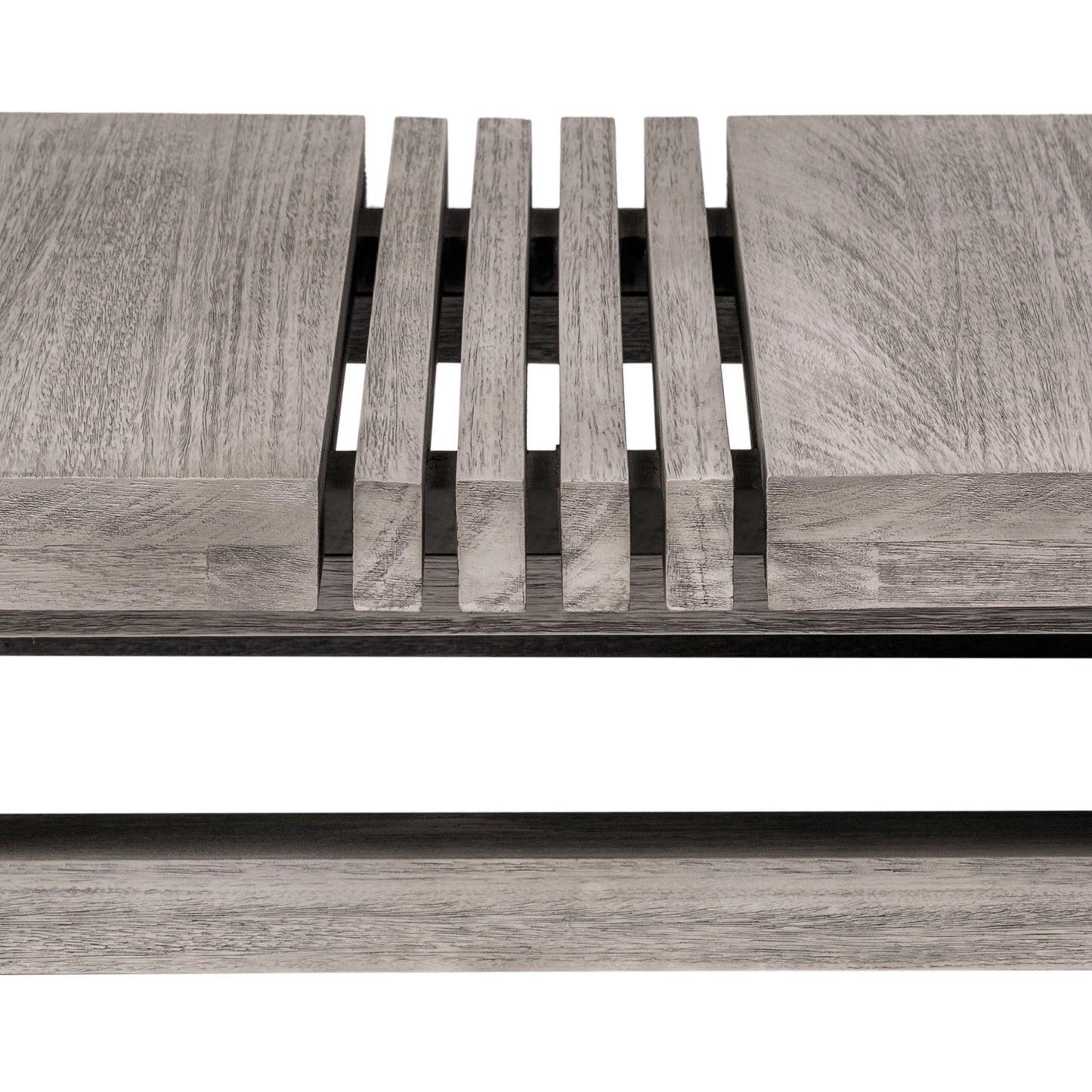 LAKEVIEW 33" GRAY SOLID WOOD OUTDOOR COFFEE TABLE