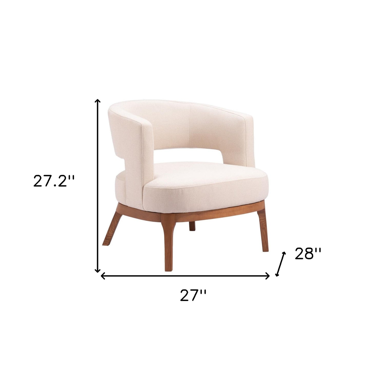 beige brown upholstered arm chair, 27" beige brown upholstered arm, brown upholstered arm chair, 27" beige brown upholstered, upholstered arm chair