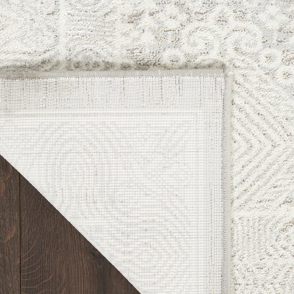 VALLEY 9' X 12' SILVER IVORY VINTAGE RUG - Varnish & Vibe