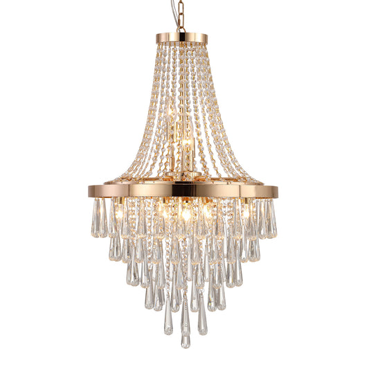 VALLEY CRYSTAL CHANDELIER - Varnish & Vibe