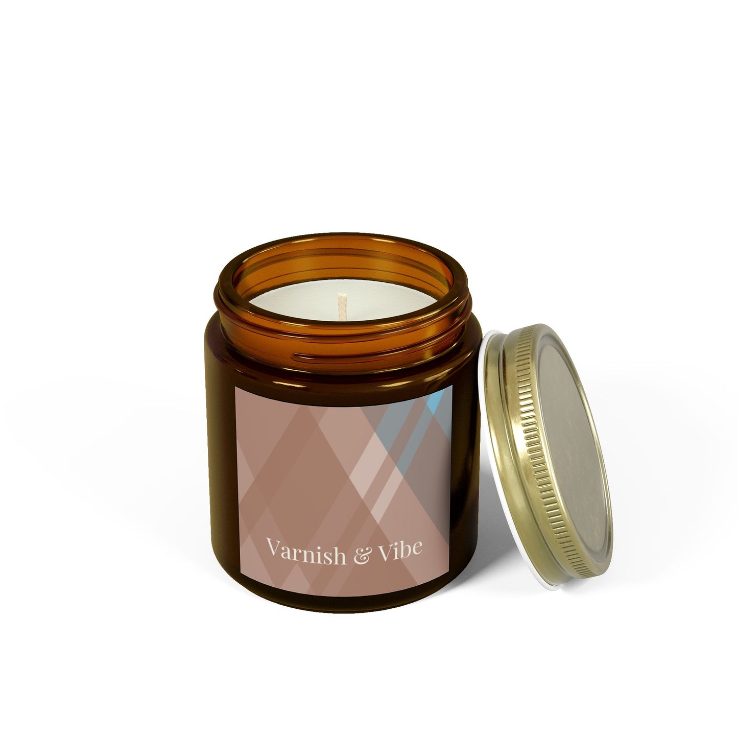 MOCHA MOUSSE 4oz/9oz COCONUT APRICOT WAX SCENTED CANDLE - Varnish & Vibe