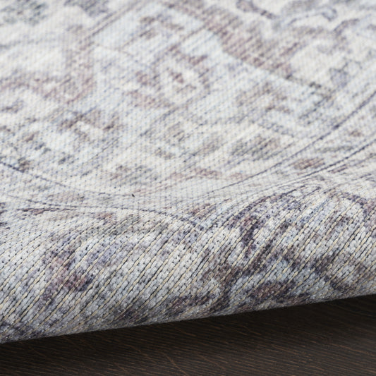 PALISADES 10' X 14' GRAY FLORAL DISTRESSED AREA RUG - Varnish & Vibe