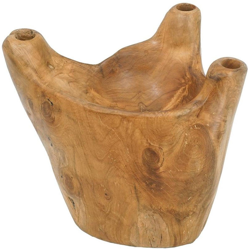 round solid wood table vase, solid wood table vase, wood table vase, natural round solid wood table, round solid wood table