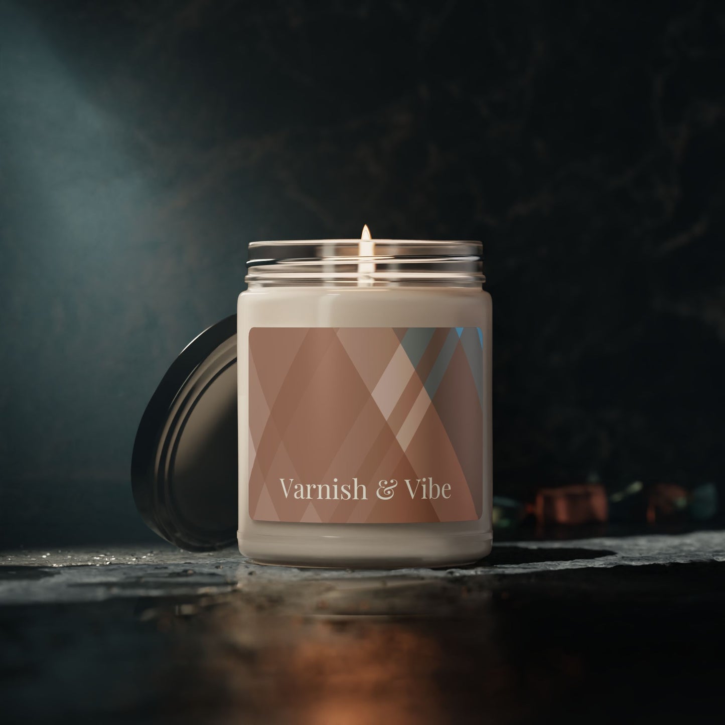 MOCHA MOUSSE 9oz SCENTED SOY CANDLE - Varnish & Vibe