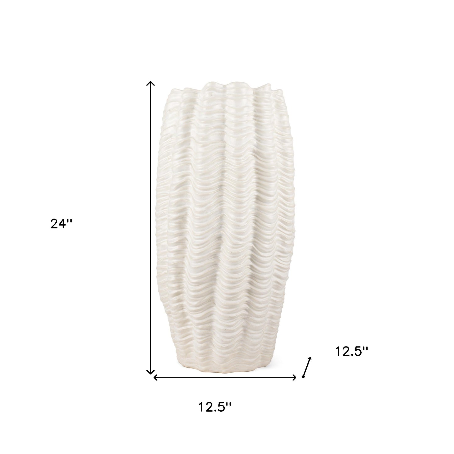 cream cylinder ceramic table vase, cylinder ceramic table vase, ceramic table vase, 24" cream cylinder ceramic table, cream cylinder ceramic table