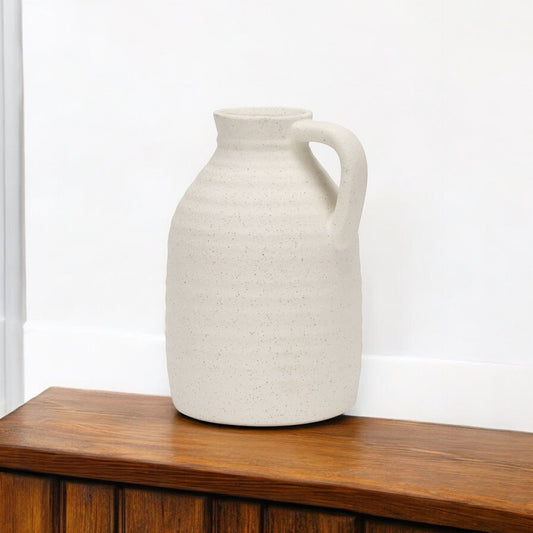 LAKEVIEW TYRUS WHITE CERAMIC VASE
