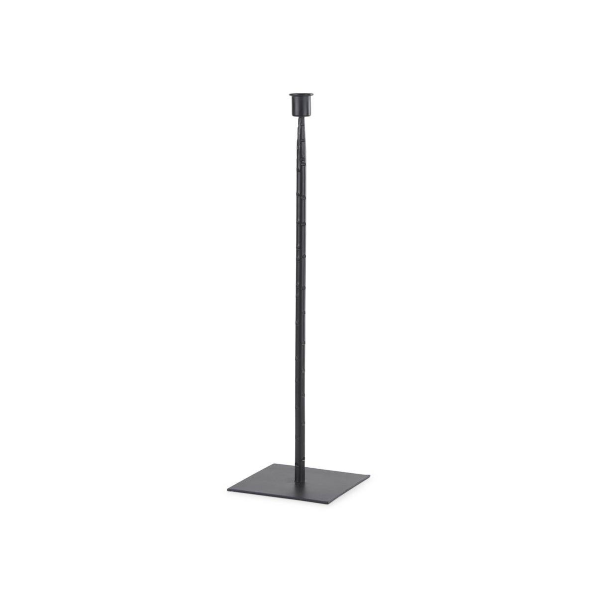 PALISADES 18" BLACK METAL TABLETOP TAPER CANDLESTICK - Varnish & Vibe