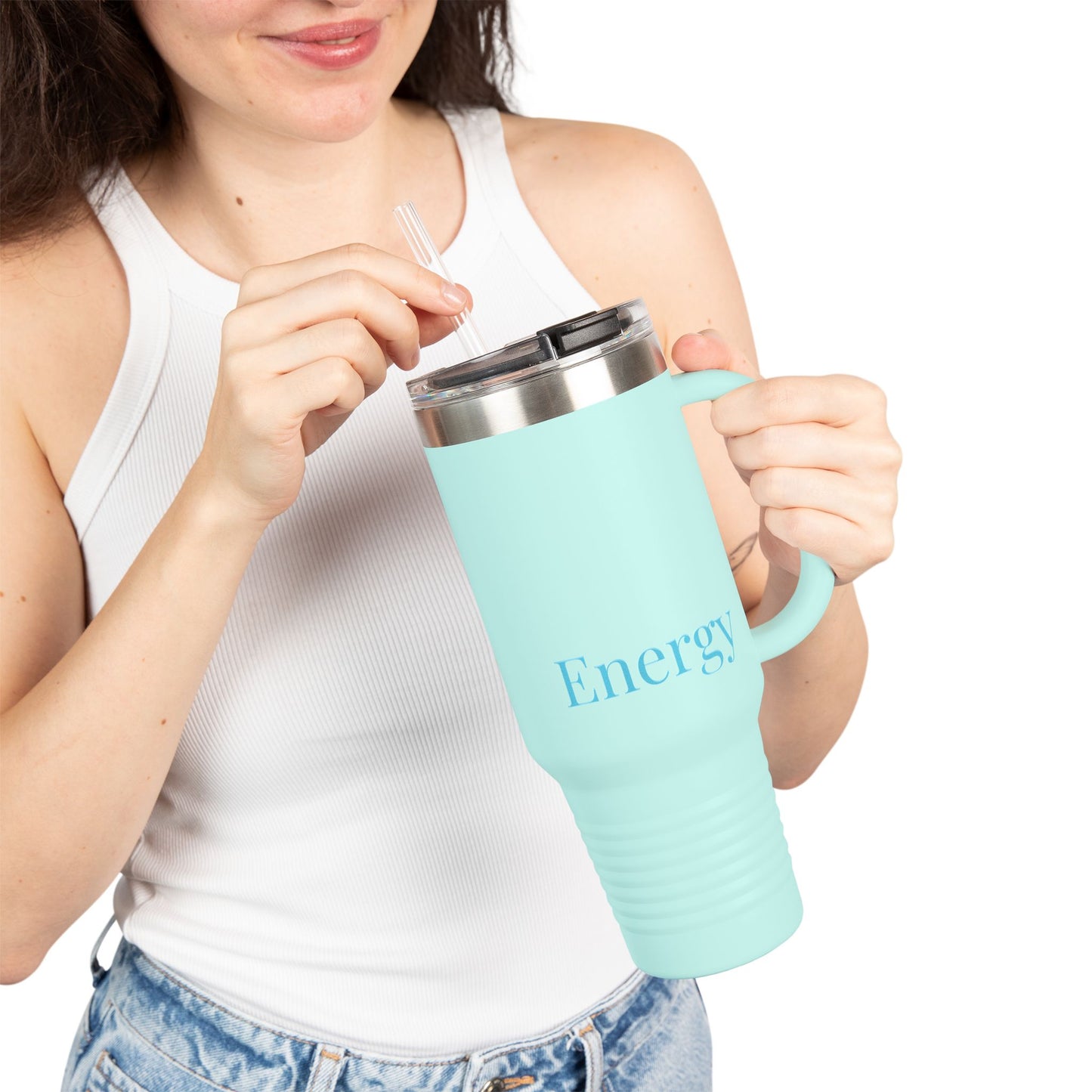 OCEAN ENERGY 40oz INSULATED TRAVEL MUG - Varnish & Vibe