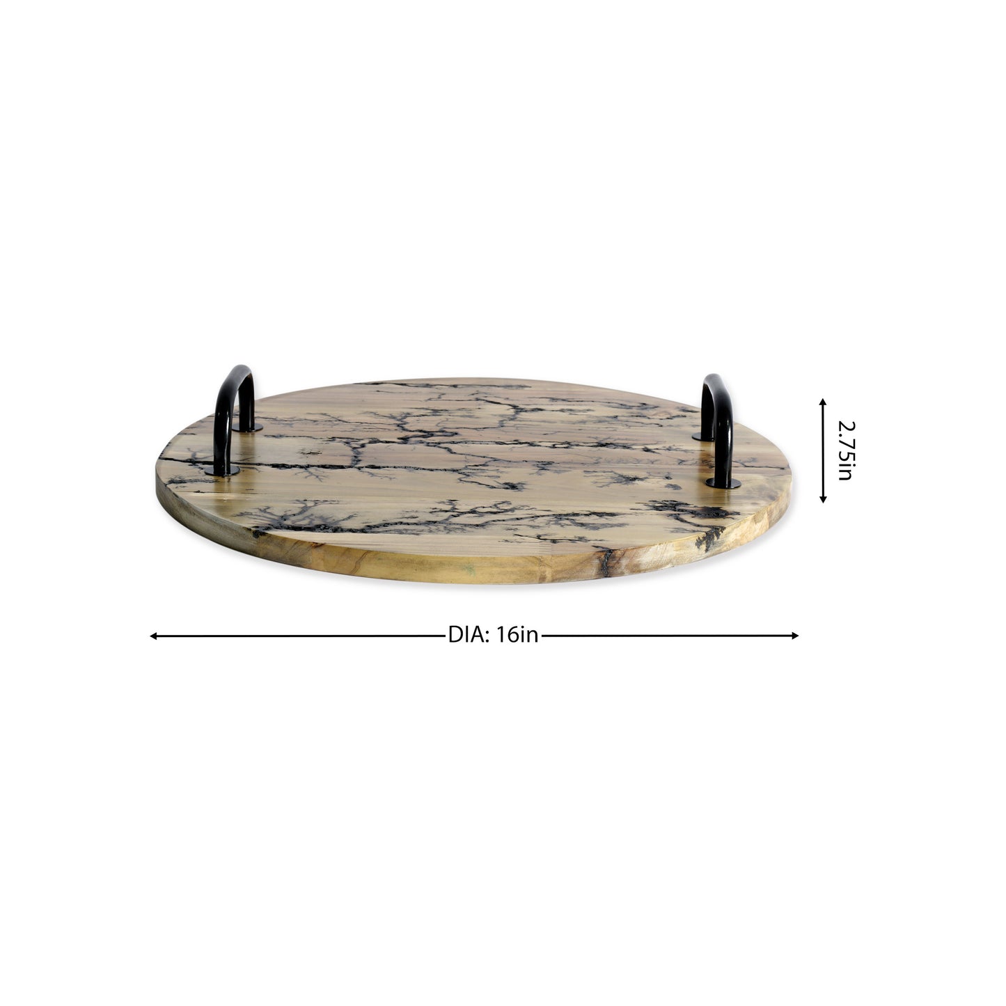 wood abstract round serving tray, abstract round serving tray handles, round serving tray handles, abstract round serving tray, serving tray handles