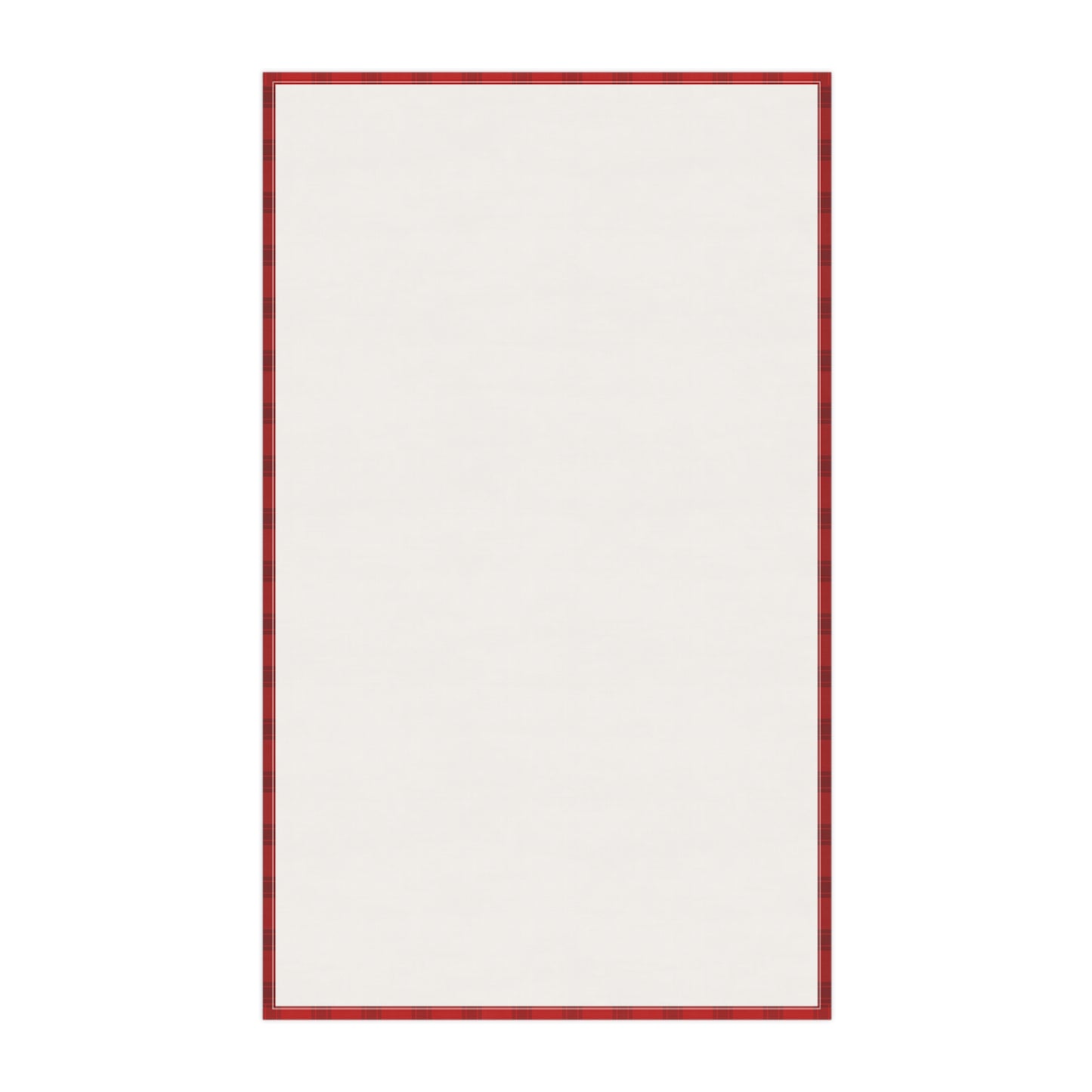 Red Tartan Christmas Tree Tea Towels (cotton, poly) - Varnish & Vibe