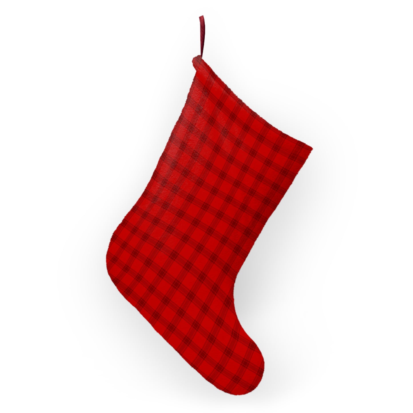 Red Tartan Christmas Stockings