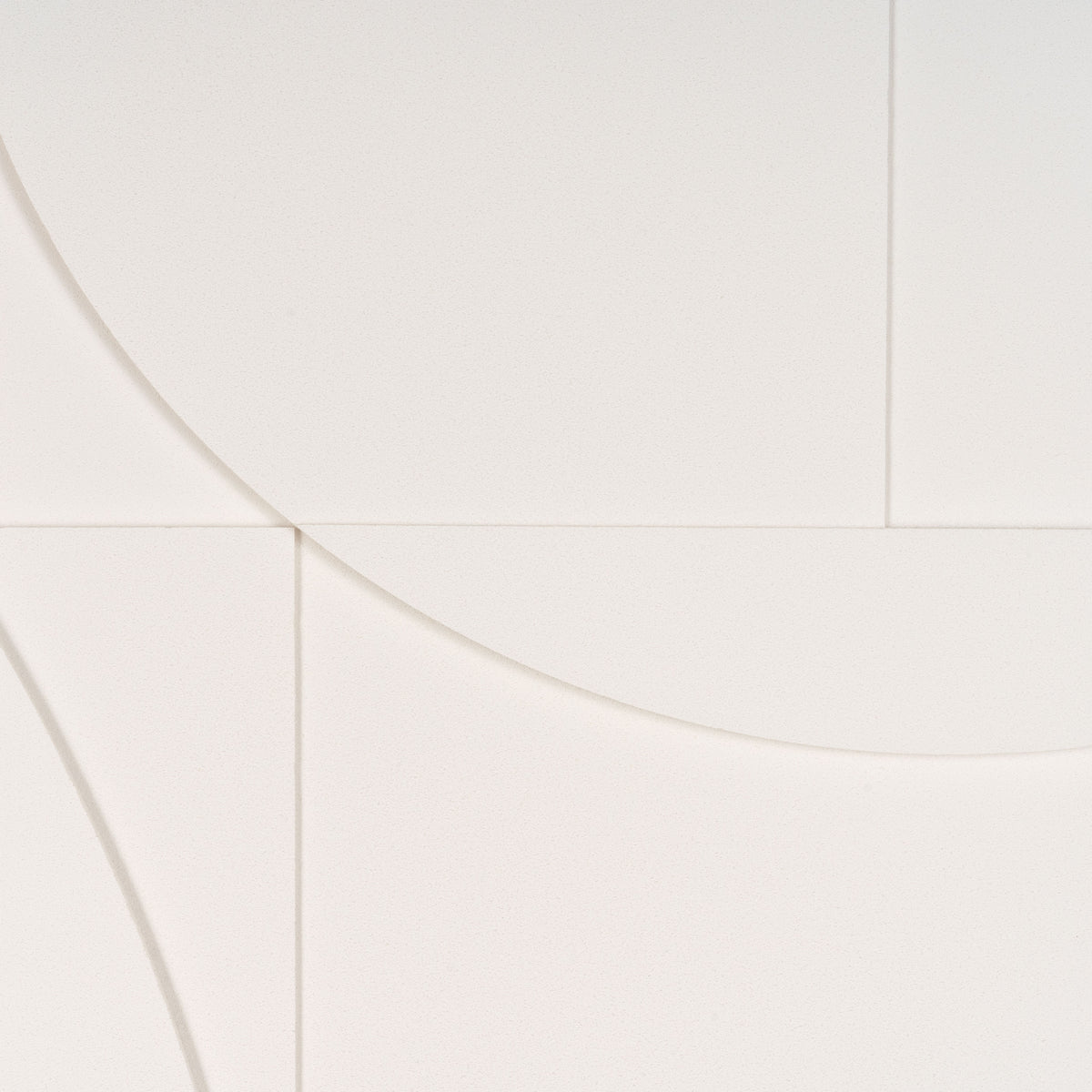 WHITE MINIMALIST GEO BROWN SHADOWBOX WALL ART - Varnish & Vibe