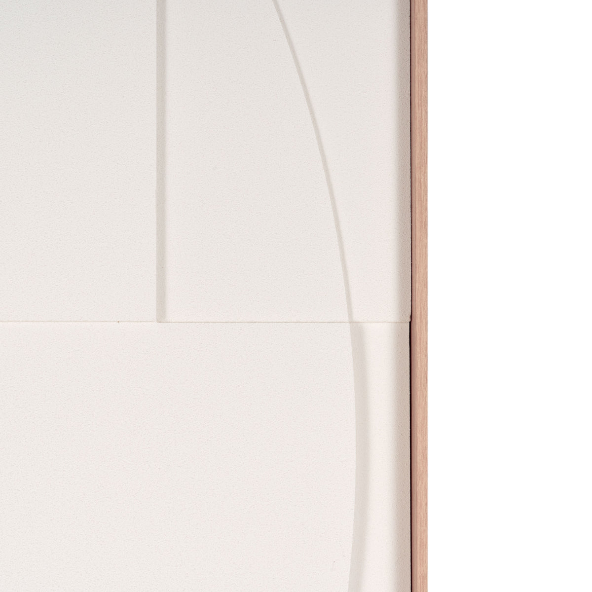 WHITE GEO BROWN SHADOWBOX WALL ART - Varnish & Vibe