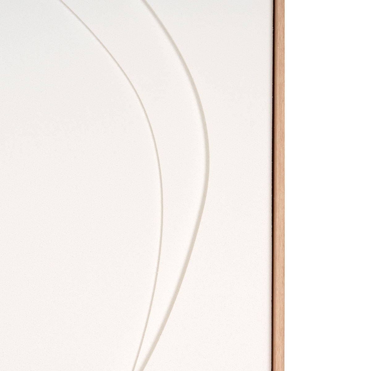 WHITE GEO TRIO BROWN SHADOWBOX WALL ART - Varnish & Vibe