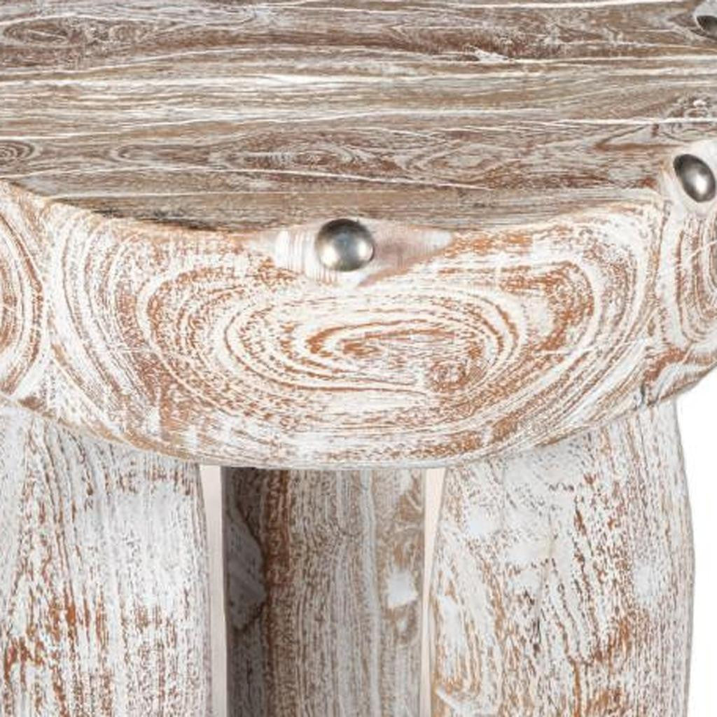 solid wood round end table, wood round end table, 19" white solid wood round, 19" white solid wood, white solid wood round end