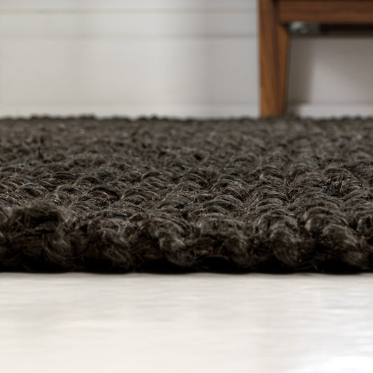 LAUREL 8' X 10' BROWN JUTE HANDMADE AREA RUG