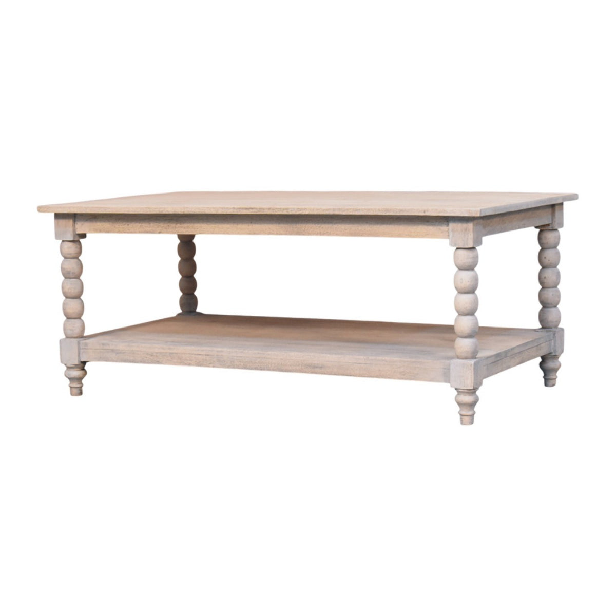 CALABASAS 43" BROWN SOLID WOOD SOLID COFFEE TABLE WITH DRAWER - Varnish & Vibe