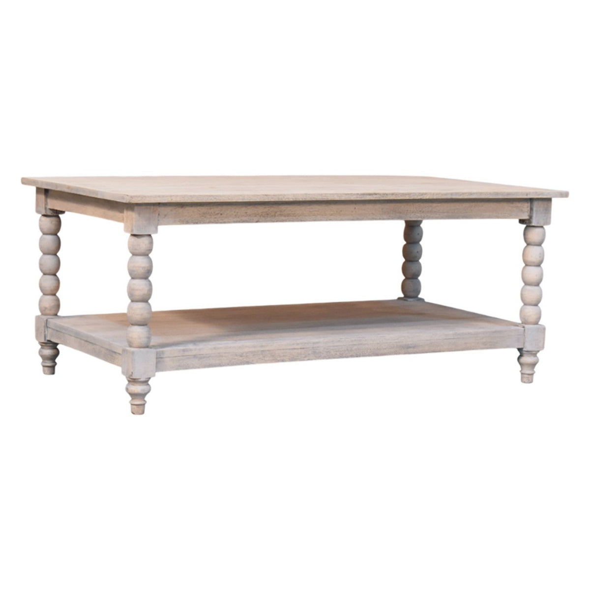 CALABASAS 43" BROWN SOLID WOOD SOLID COFFEE TABLE WITH DRAWER - Varnish & Vibe